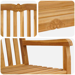 Χειροποίητη Ροζ Παγκάκι Φυσικό 180,5 x 60 x 96 εκ - Pakobazaar
