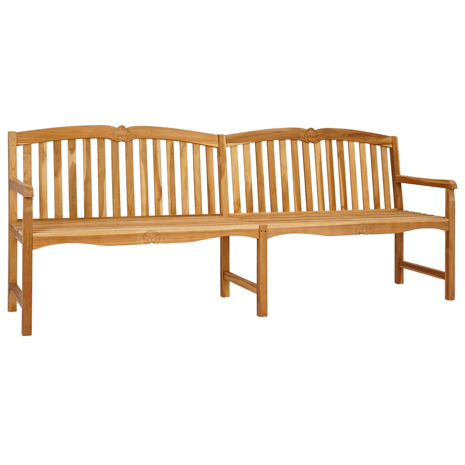 Χειροποίητη Ροζ Παγκάκι Φυσικό 228 x 61 x 94,5 εκ - Pakobazaar