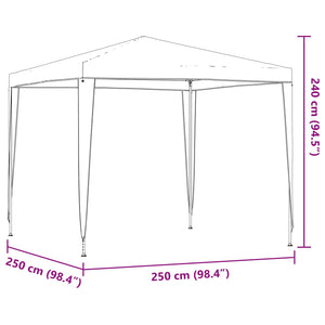 Σκηνή Πάρτυ 250 x 250 x 240 εκ. Κόκκινο - Pakobazaar