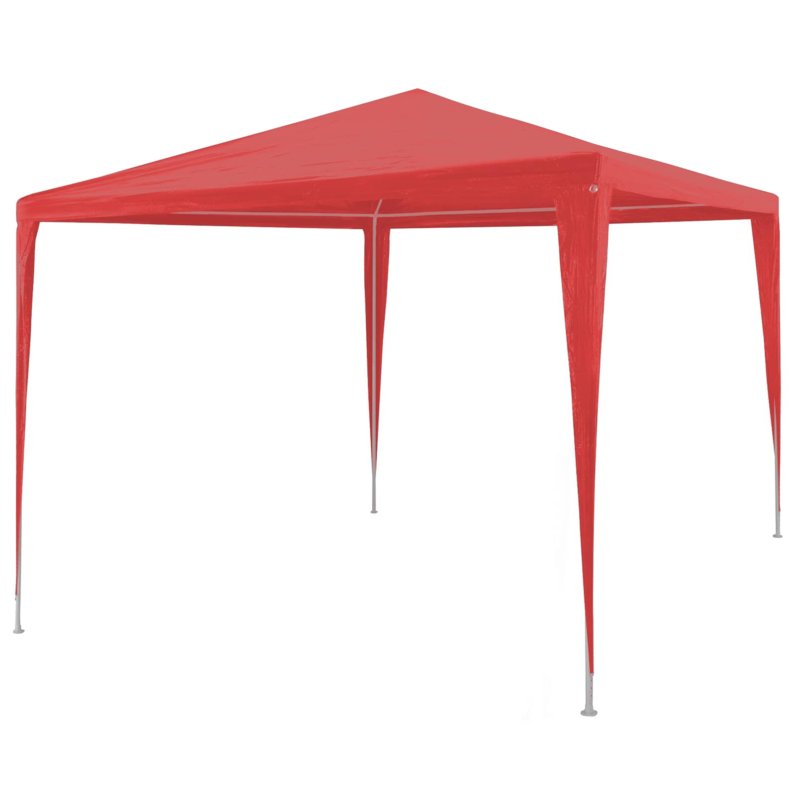 Σκηνή Πάρτυ Κόκκινο 300 x 300 x 255 εκ - Pakobazaar