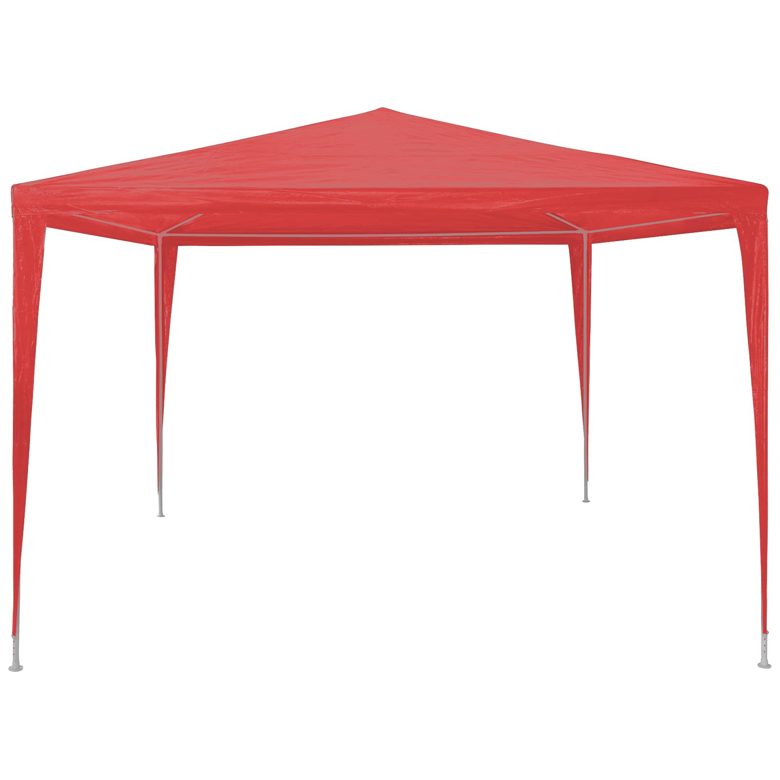 Σκηνή Πάρτυ Κόκκινο 300 x 300 x 255 εκ - Pakobazaar