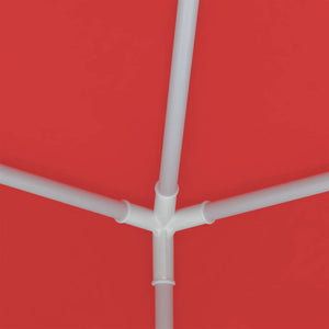 Σκηνή Πάρτυ Κόκκινο 200 x 200 x 240 εκ - Pakobazaar