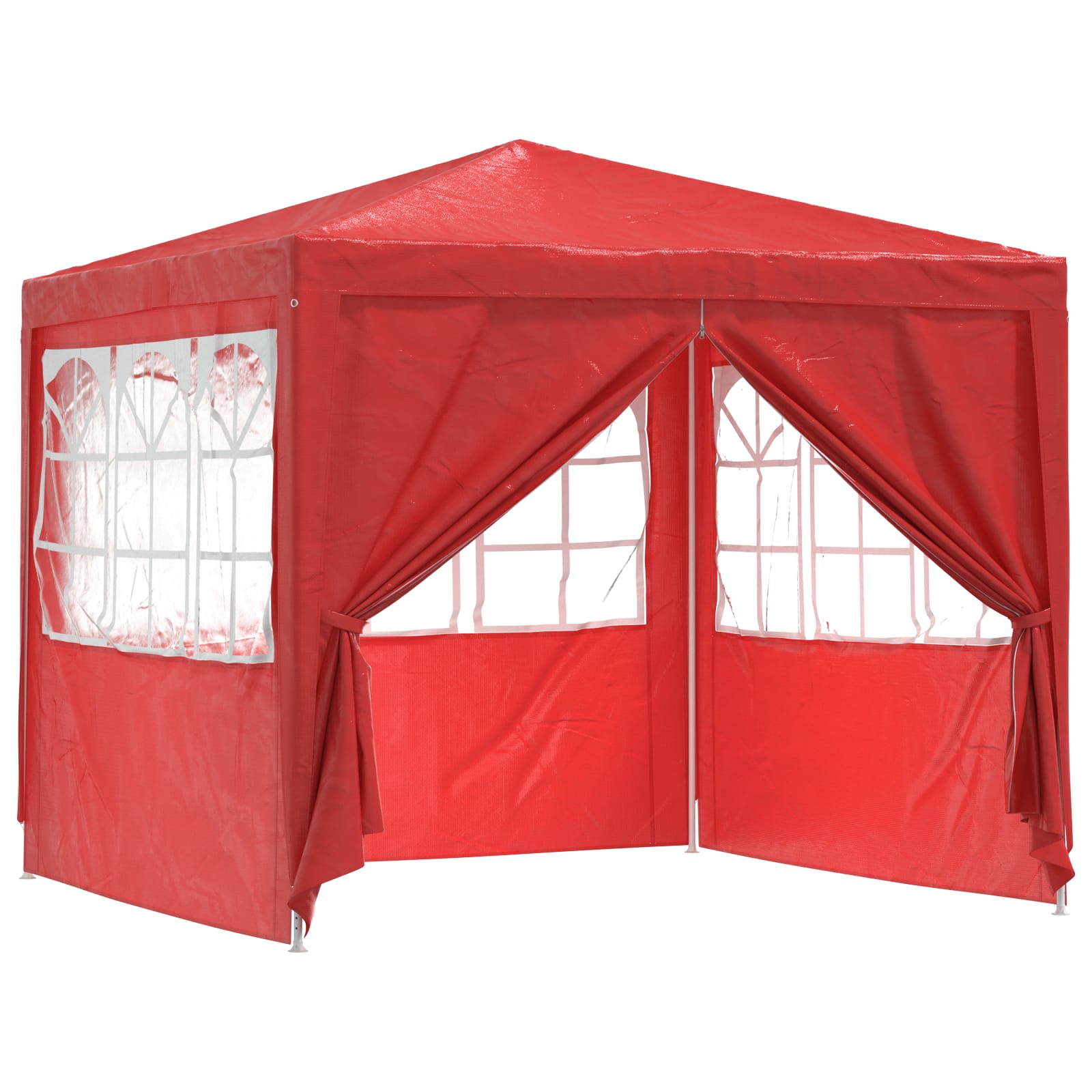 Σκηνή Πάρτυ Κόκκινο 250 x 250 x 240 εκ. - Pakobazaar