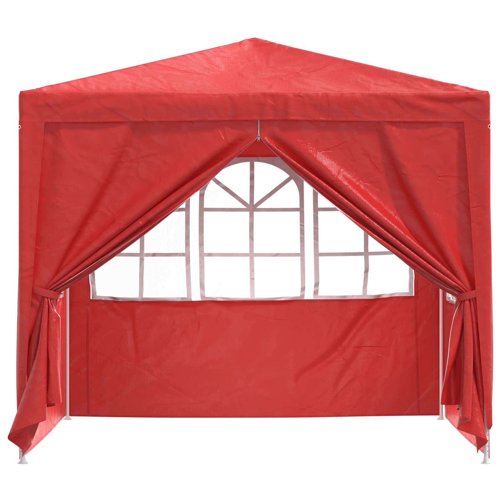Σκηνή Πάρτυ Κόκκινο 250 x 250 x 240 εκ. - Pakobazaar