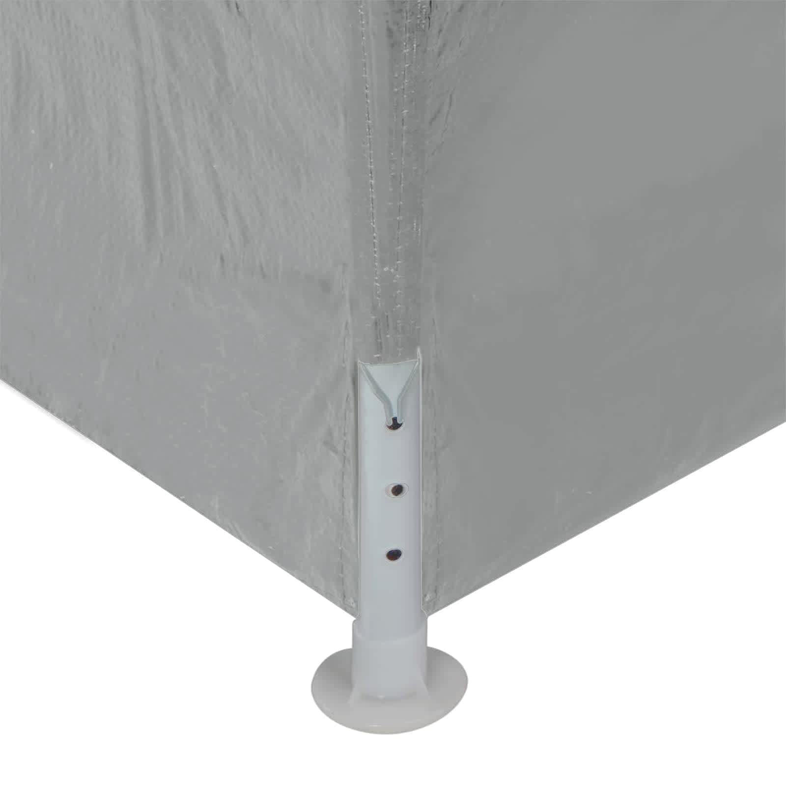 Σκηνή Πάρτυ 1200 x 300 x 255 εκ Ανοιχτό γκρι - Pakobazaar