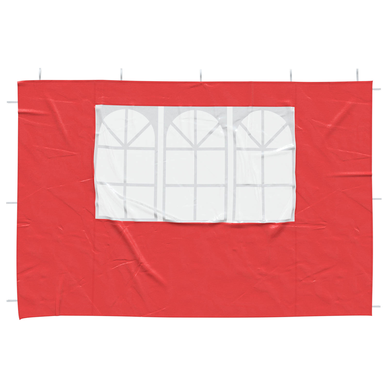 Πλευρική Σκηνής Πάρτι 2 pcs 300 x 195 εκ Κόκκινο - Pakobazaar