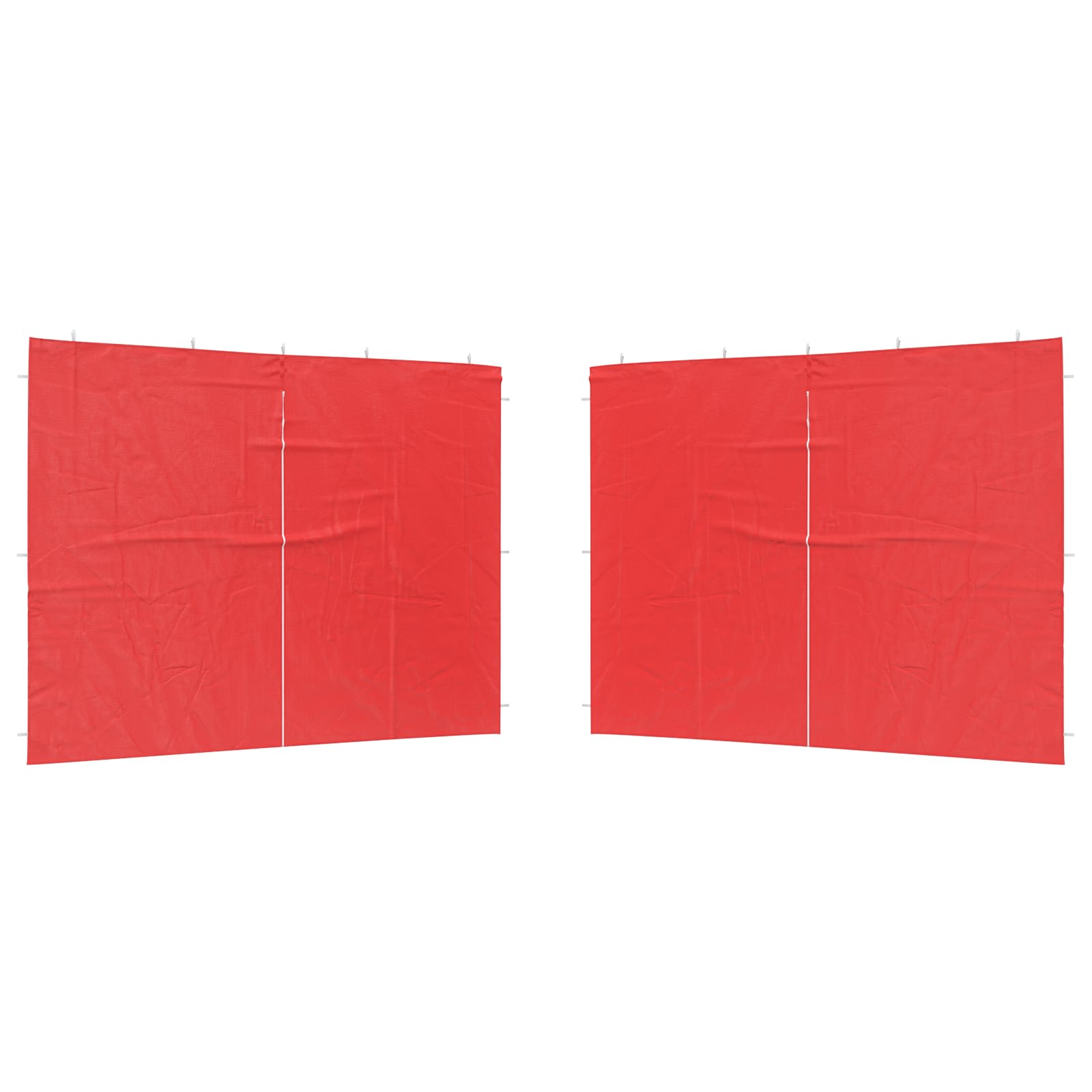 Πλευρική Σκηνής Πάρτι 2 pcs Κόκκινο 300 x 195 εκ - Pakobazaar