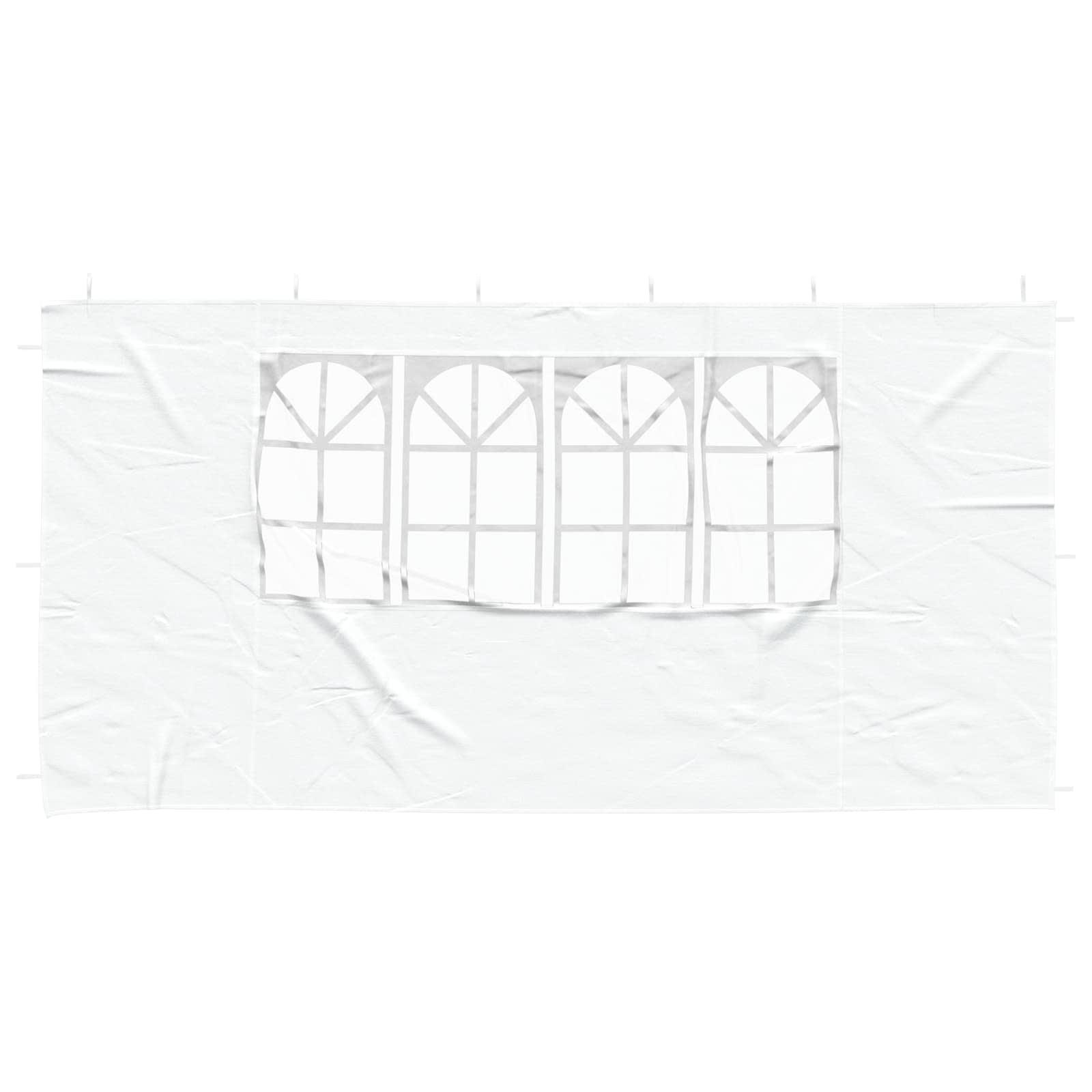 Πλευρική Σκηνής Πάρτι 2 pcs 400 x 195 εκ. Λευκό - Pakobazaar