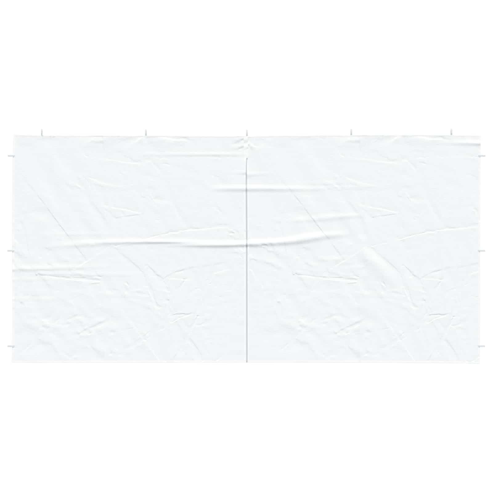 Πλευρική Σκηνής Πάρτι 2 pcs Λευκό 400 x 195 εκ. - Pakobazaar