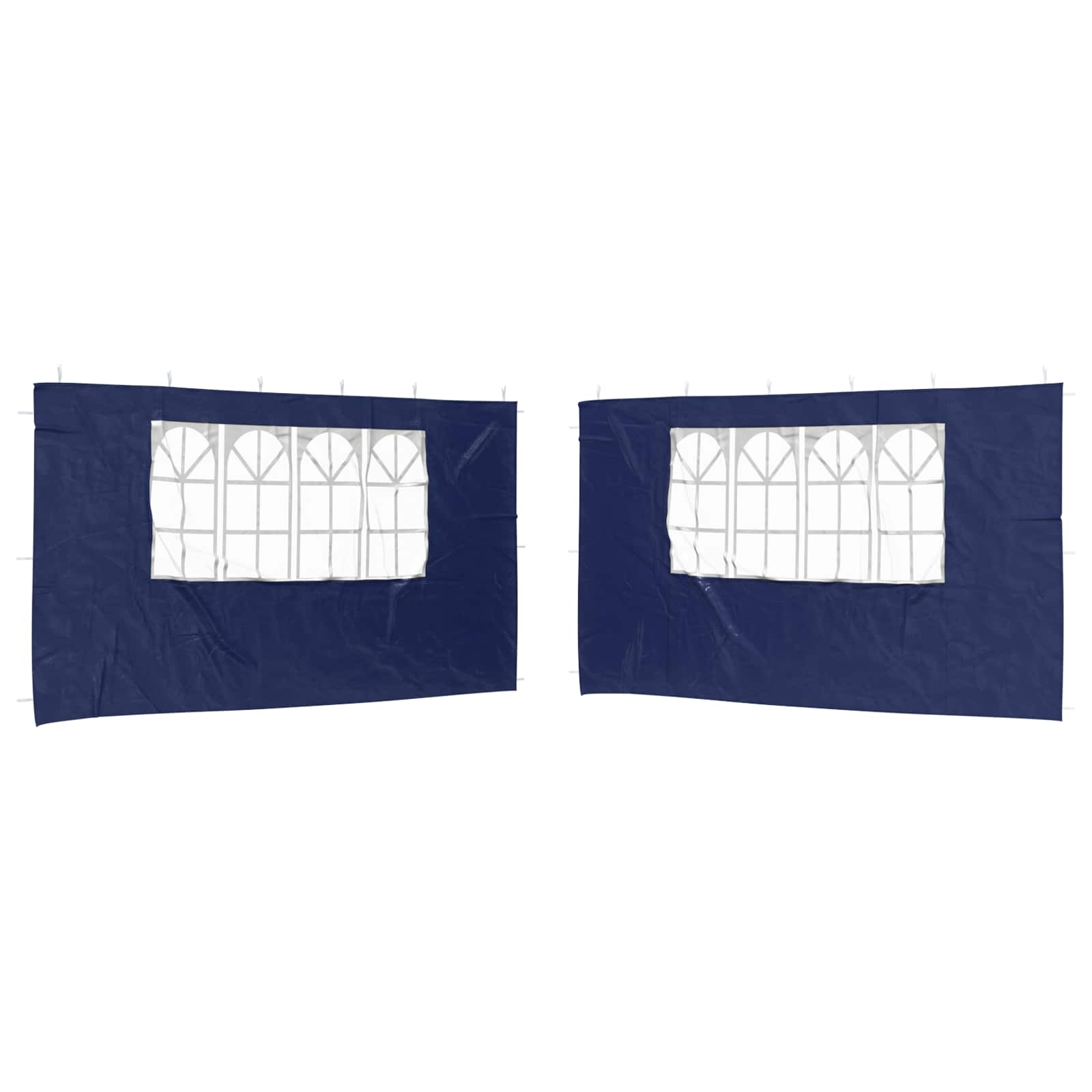 Πλευρική Σκηνής Πάρτι 2 pcs 400 x 195 εκ. Μπλε - Pakobazaar