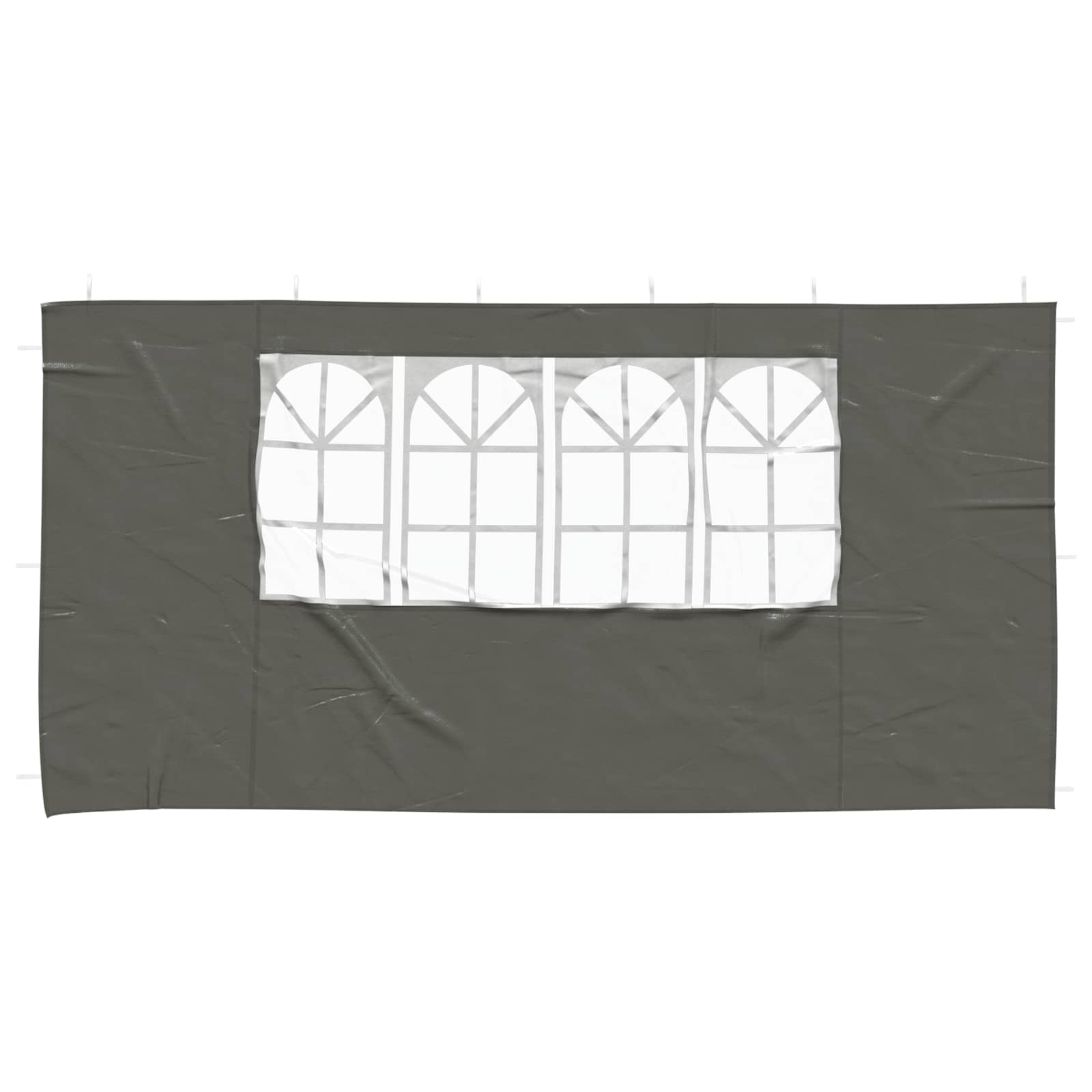 Πλευρική Σκηνής Πάρτι 2 pcs 400 x 195 εκ. Ανθρακί - Pakobazaar