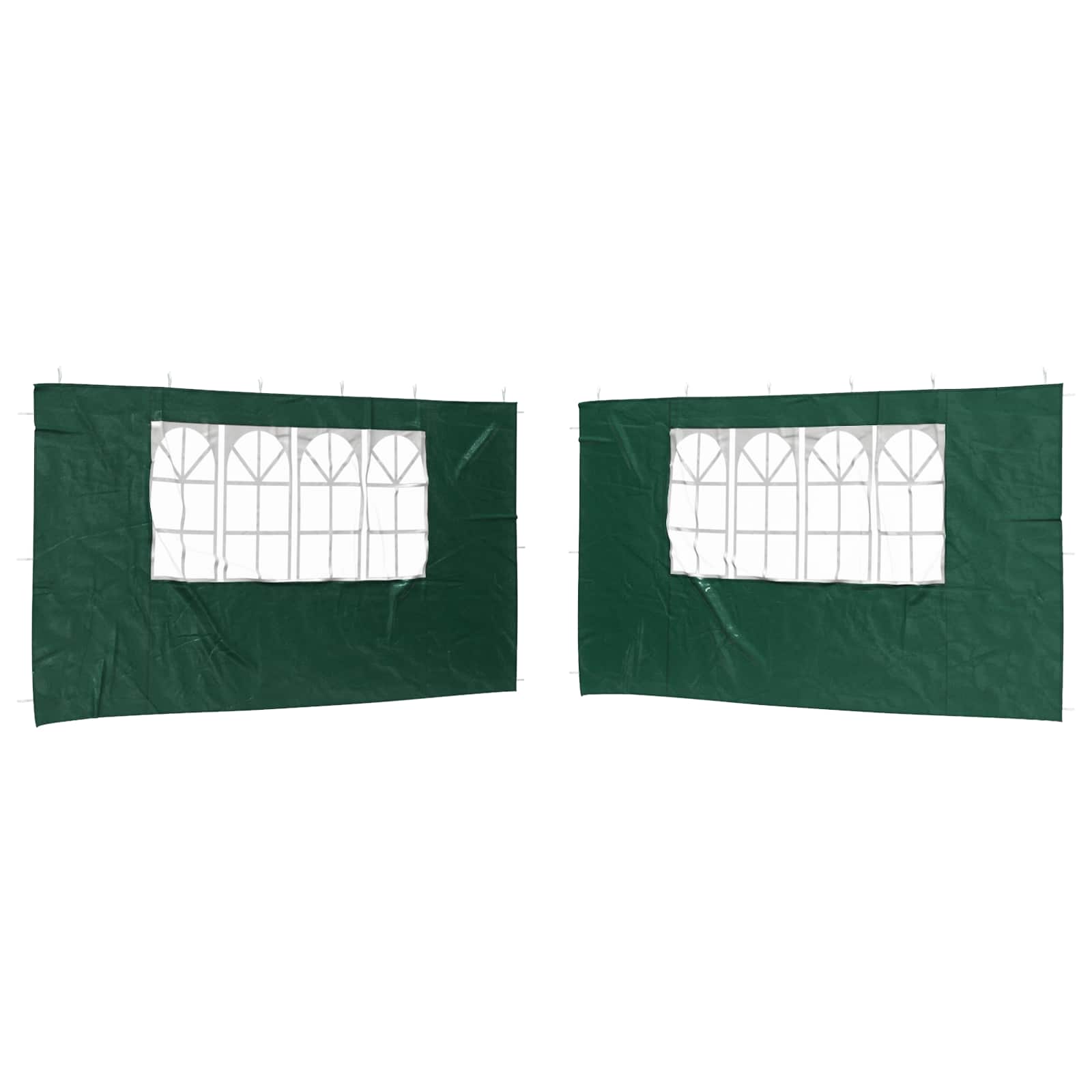 Πλευρική Σκηνής Πάρτι 2 pcs 400 x 195 εκ. Πράσινο - Pakobazaar