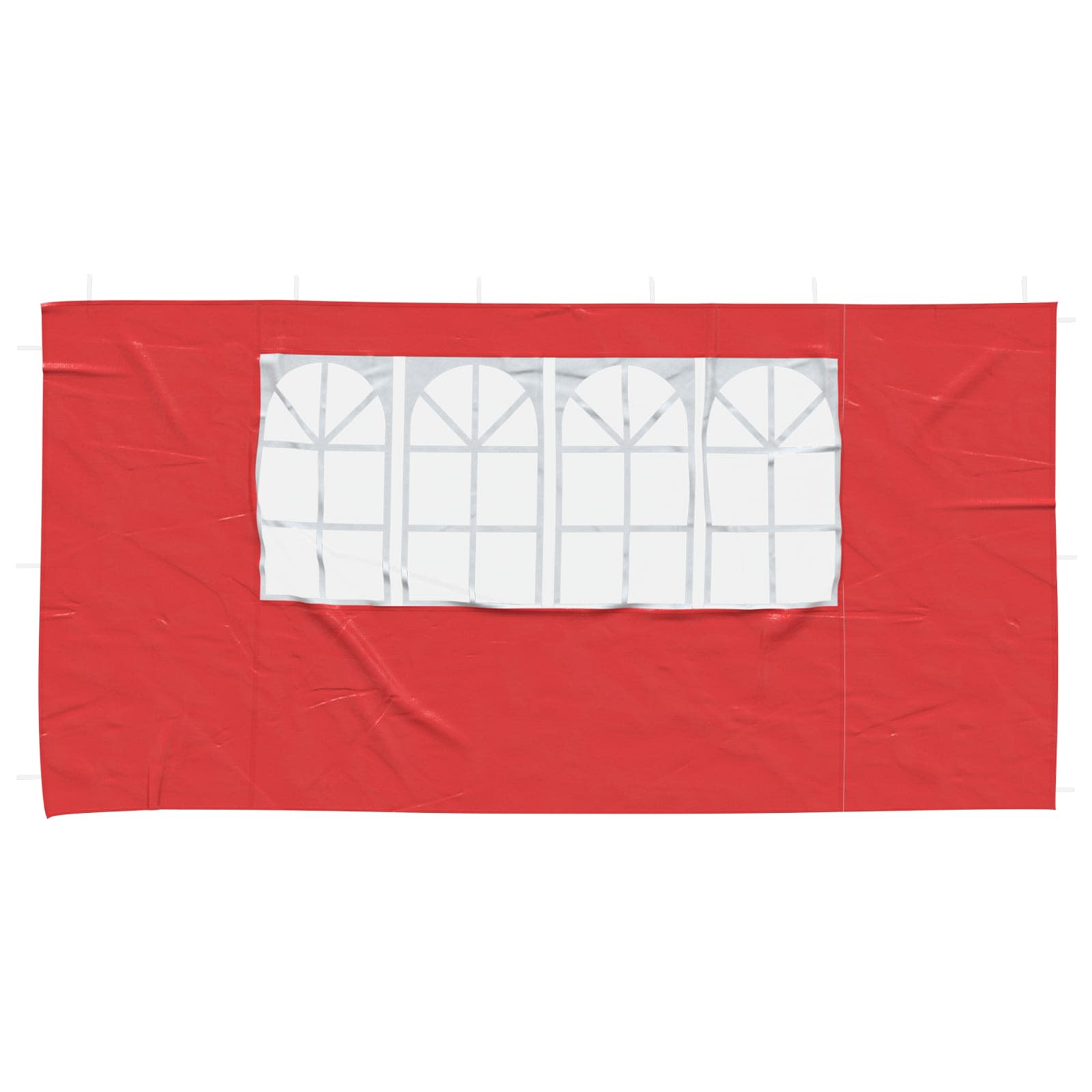 Πλευρική Σκηνής Πάρτι 2 pcs 400 x 195 εκ. Κόκκινο - Pakobazaar