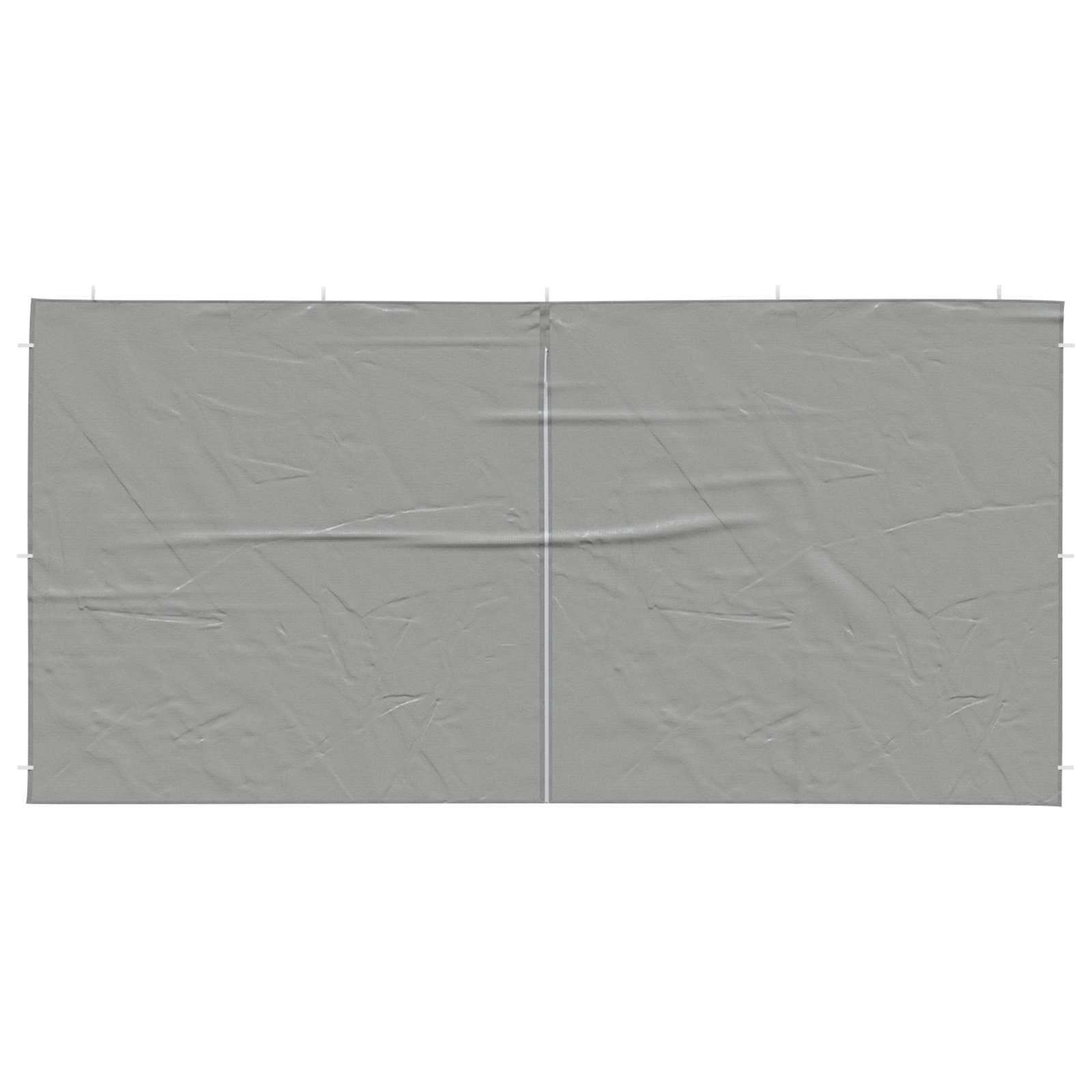Πλευρική Σκηνής Πάρτι 2 pcs Ανοιχτό γκρι 400 x 195 εκ. - Pakobazaar