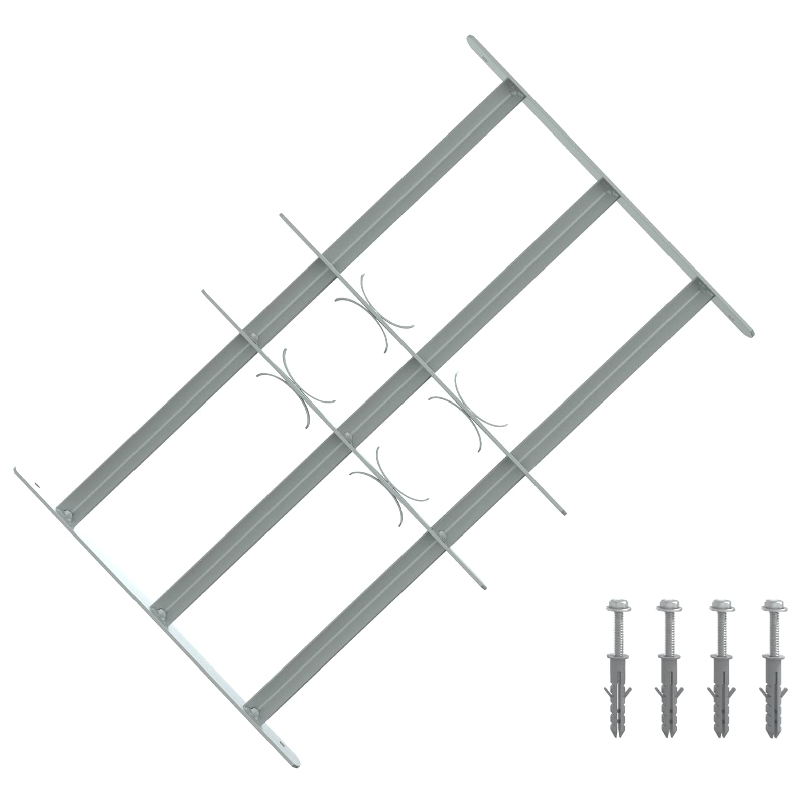 Πλέγμα Ασφαλείας για Παράθυρα με 3 Δεσμίδες 3 pcs 430-740 χιλ - Pakobazaar