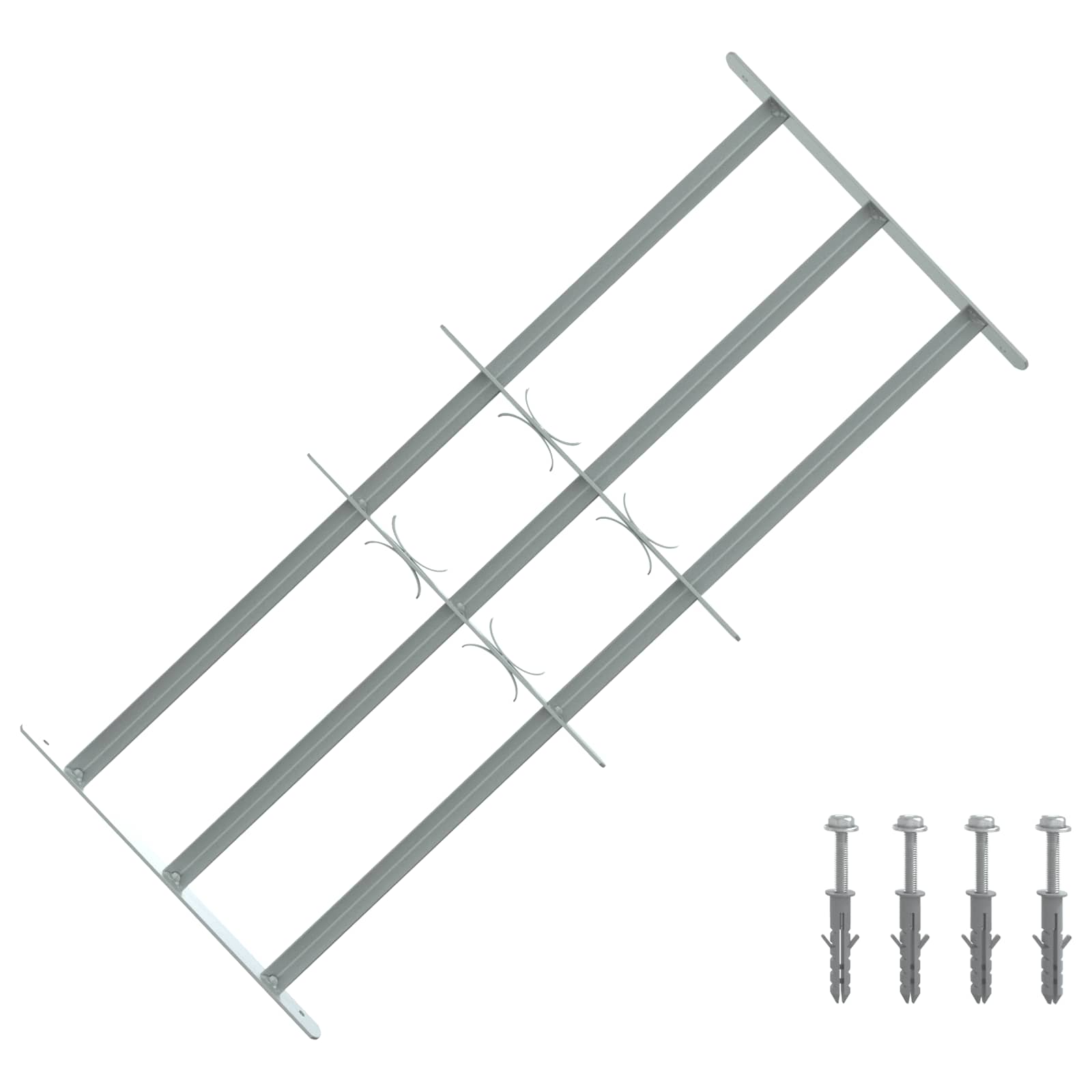 Πλέγμα Ασφαλείας για Παράθυρα με 3 Δεσμίδες 3 pcs 630-1140 χιλ - Pakobazaar
