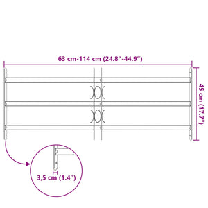 Πλέγμα Ασφαλείας για Παράθυρα με 3 Δεσμίδες 3 pcs 43-74 εκ - Pakobazaar