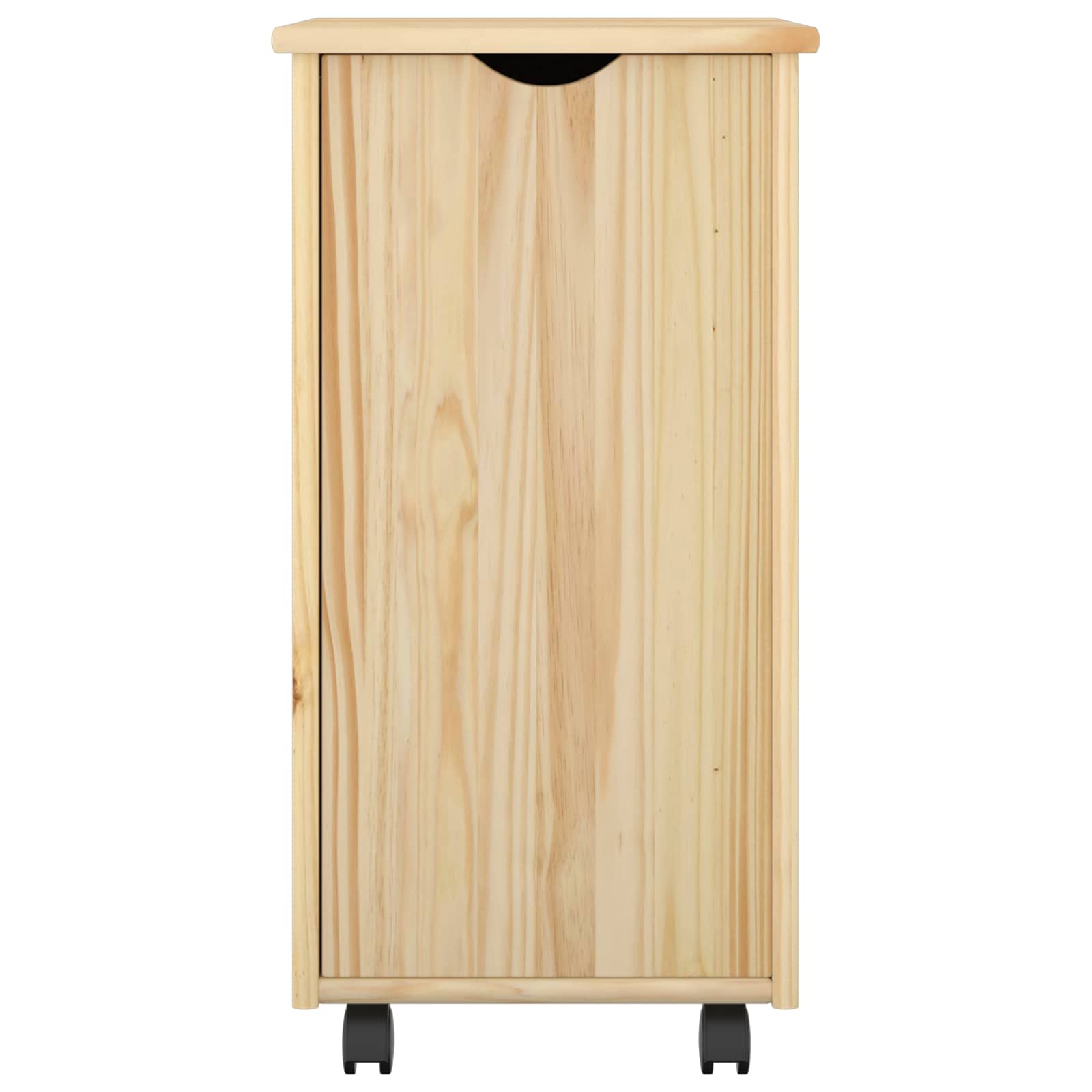 Κινητό Ντουλάπι Καφέ 34 x 39 x 65,5 cm Στερεό ξύλο πεύκου - Pakobazaar