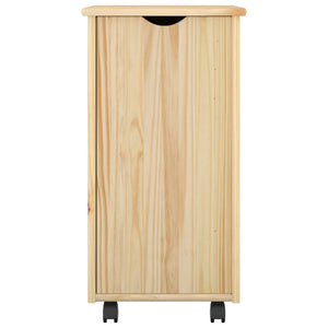 Κινητό Ντουλάπι Καφέ 34 x 39 x 65,5 cm Στερεό ξύλο πεύκου - Pakobazaar