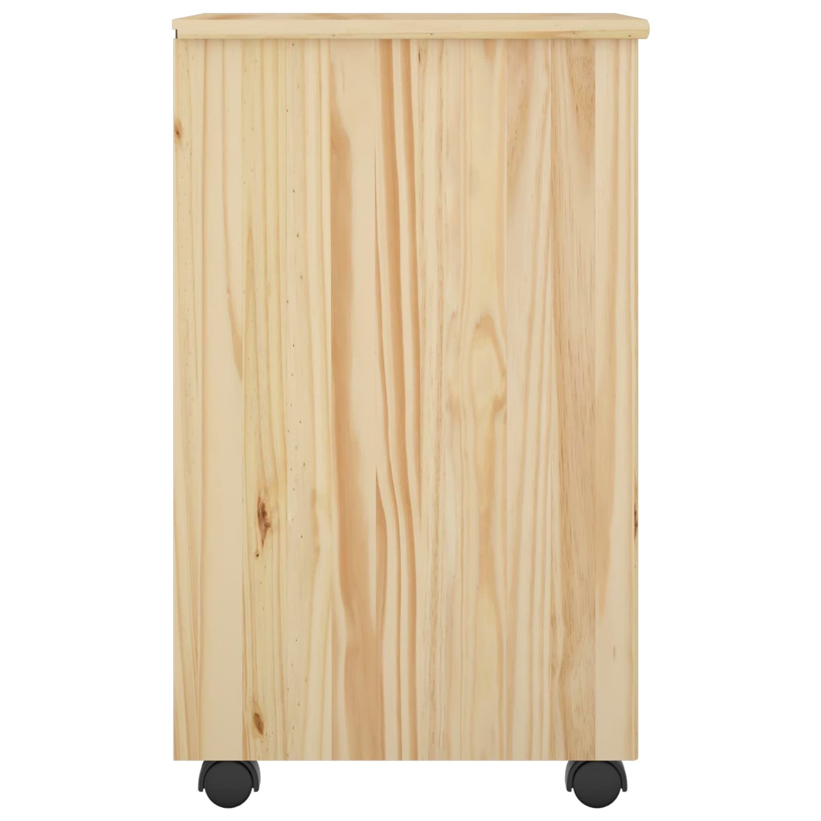 Κινητό Ντουλάπι Καφέ 34 x 39 x 65,5 cm Στερεό ξύλο πεύκου - Pakobazaar