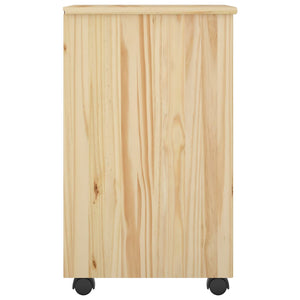 Κινητό Ντουλάπι Καφέ 34 x 39 x 65,5 cm Στερεό ξύλο πεύκου - Pakobazaar