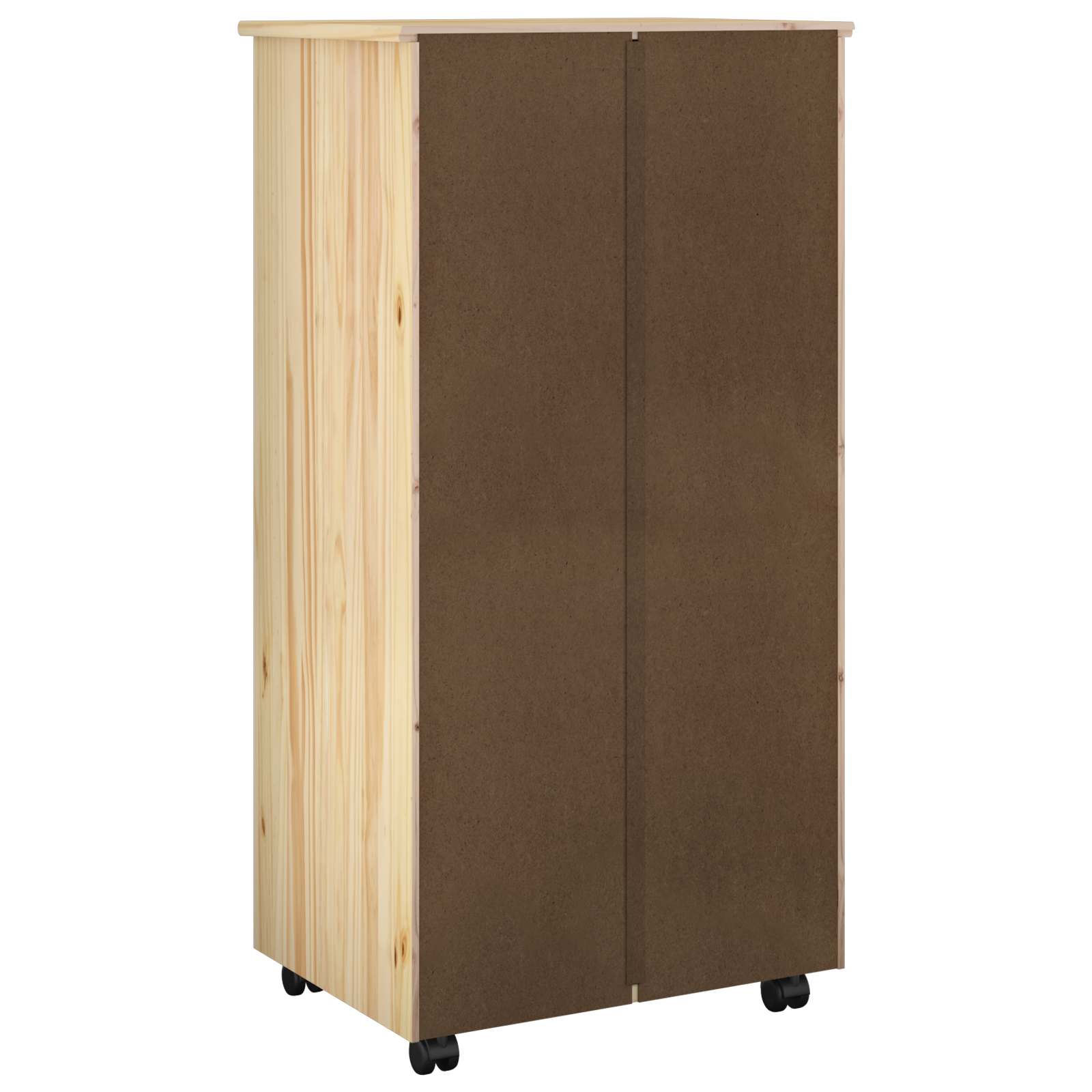 Κινητό Ντουλάπι Καφέ 53 x 39 x 103 cm Στερεό ξύλο πεύκου - Pakobazaar