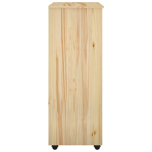 Κινητό Ντουλάπι Καφέ 53 x 39 x 103 cm Στερεό ξύλο πεύκου - Pakobazaar