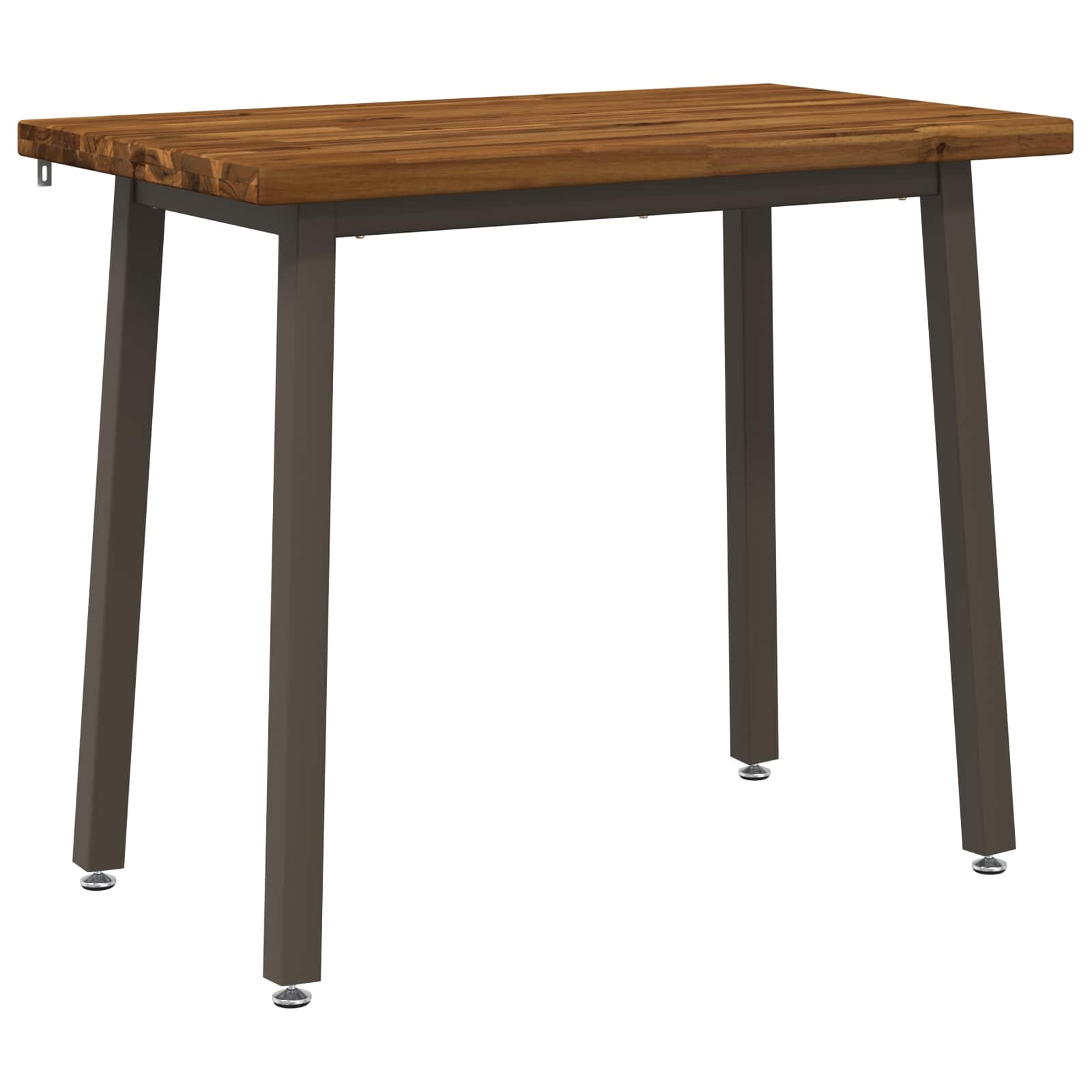 110 x 55 x 75 cm Στερεό Ξύλο Ακακίας Φυσικό και Καφέ Ορθογώνιος - Pakobazaar