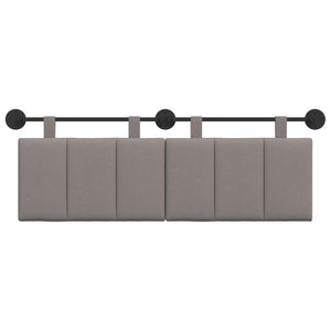 Κρεμαστό Κεφαλάρι Επιτοίχιο Ριγέ Taupe 150 x 55 x 5 εκ ύφασμα - Pakobazaar