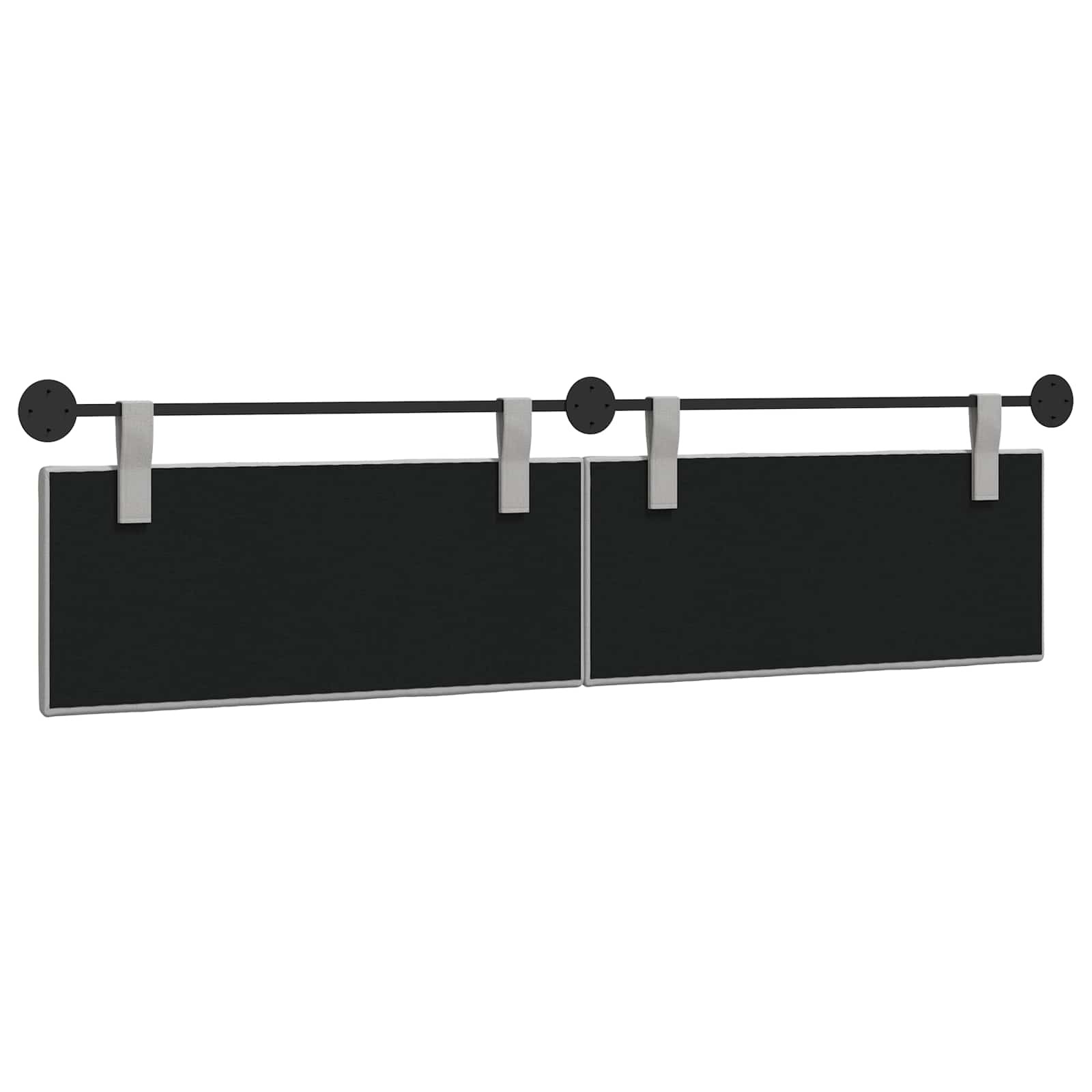 Κρεμαστό Κεφαλάρι Ριγέ Σκίουρος Γκρί 210 x 55 x 5 εκ ύφασμα - Pakobazaar