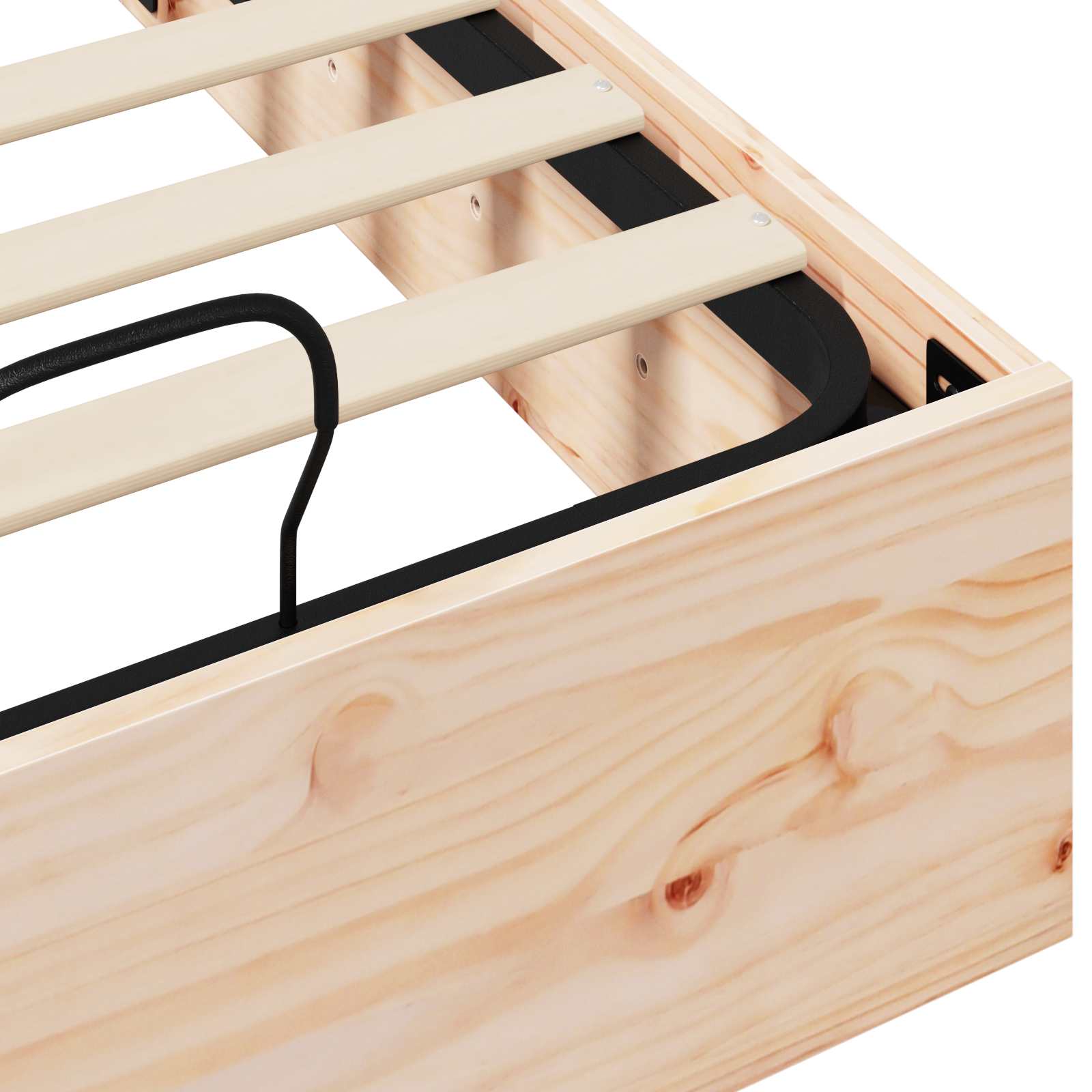 Κρεβάτι Οθωμανών με Αποθηκευτικό Χώρο Στερεό ξύλο πεύκου - Pakobazaar