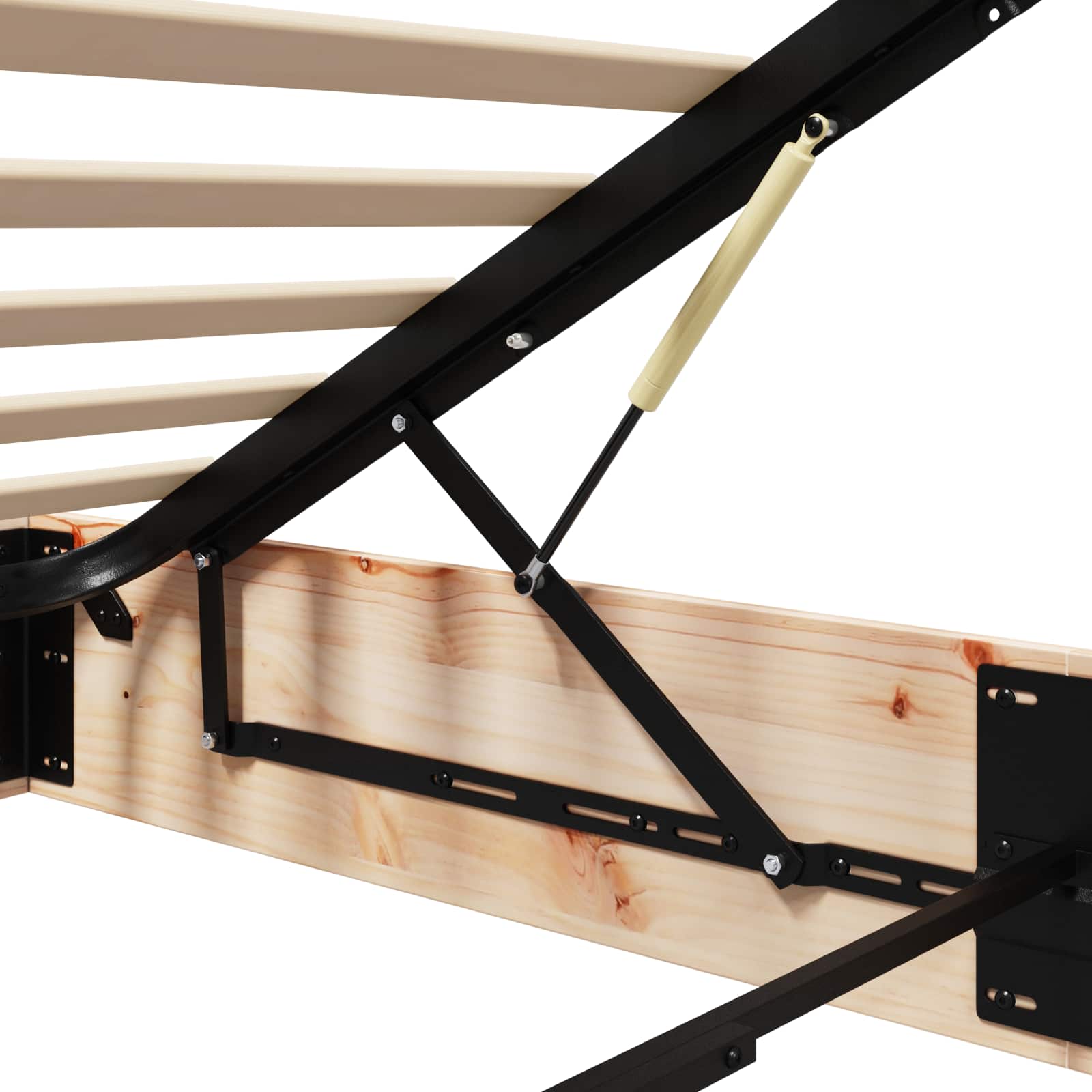 Κρεβάτι Οθωμανών με Αποθηκευτικό Χώρο Στερεό ξύλο πεύκου - Pakobazaar