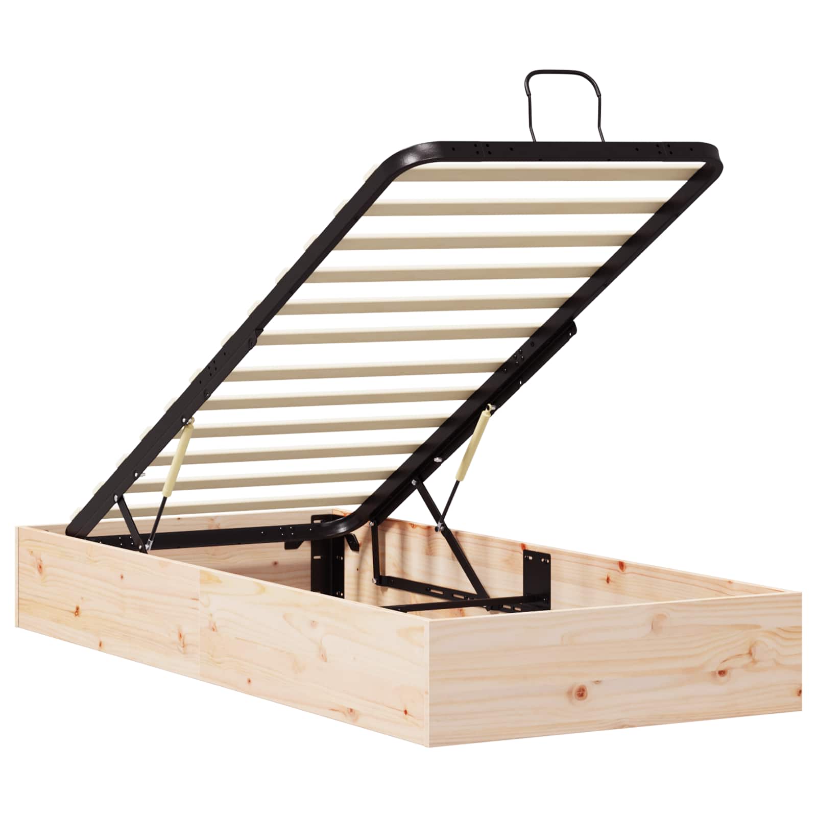 Κρεβάτι Οθωμανών με Αποθηκευτικό Χώρο Στερεό ξύλο πεύκου - Pakobazaar