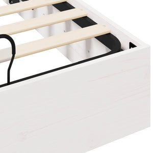 Κρεβάτι Οθωμανών με Αποθηκευτικό Χώρο Λευκός 160 x 200 cm - Pakobazaar