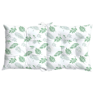 Μαξιλάρι Καρέκλας 6 pcs Λευκός 100 x 50 x 7 cm oxford - Pakobazaar
