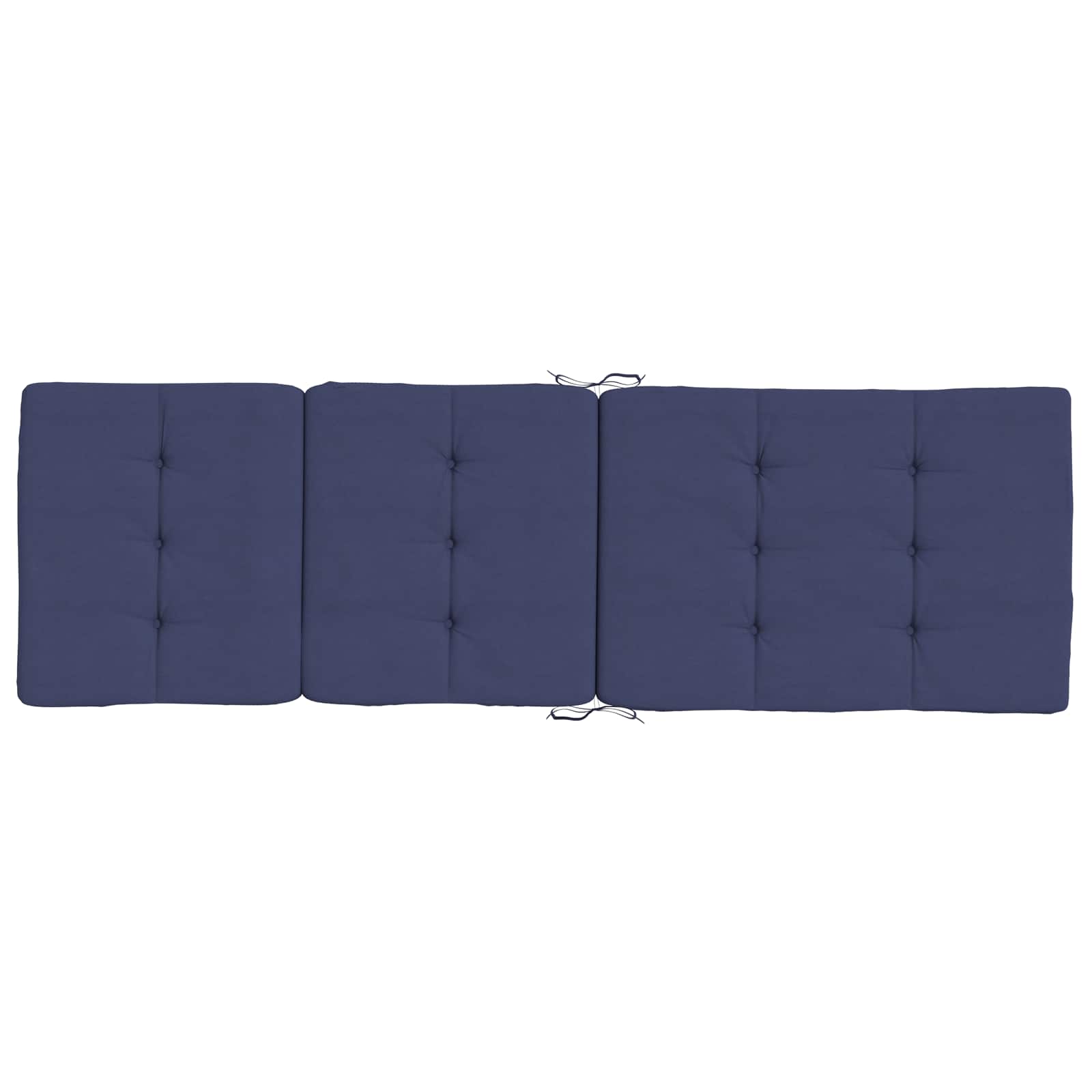 Μαξιλάρι Εξωτερικού Χώρου 2 pcs Σκούρο μπλε 180 x 55 x 7 εκ. - Pakobazaar
