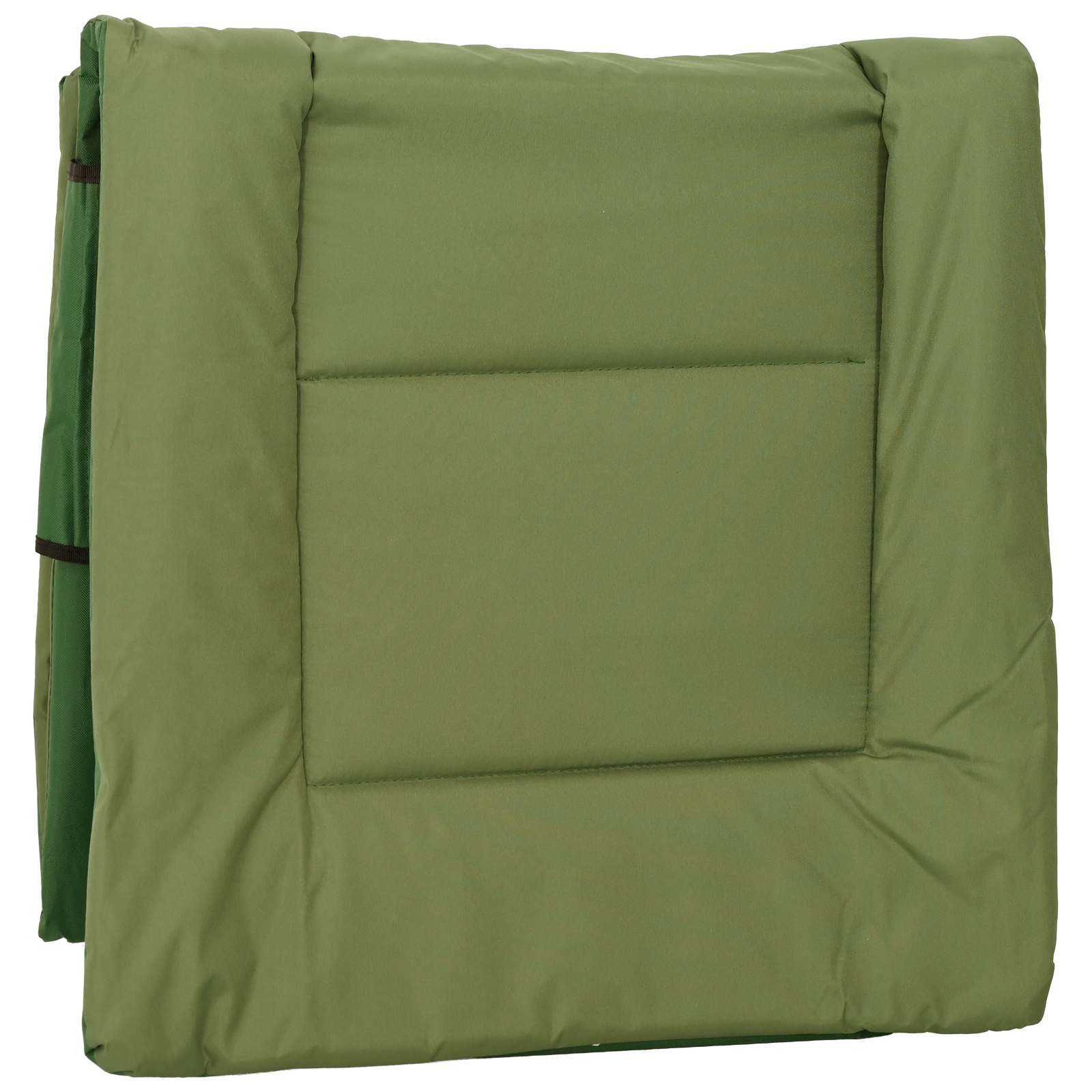 Πτυσσόμενη ξαπλώστρα με μαξιλάρι 2 pcs Σκούρο Πράσινο - Pakobazaar