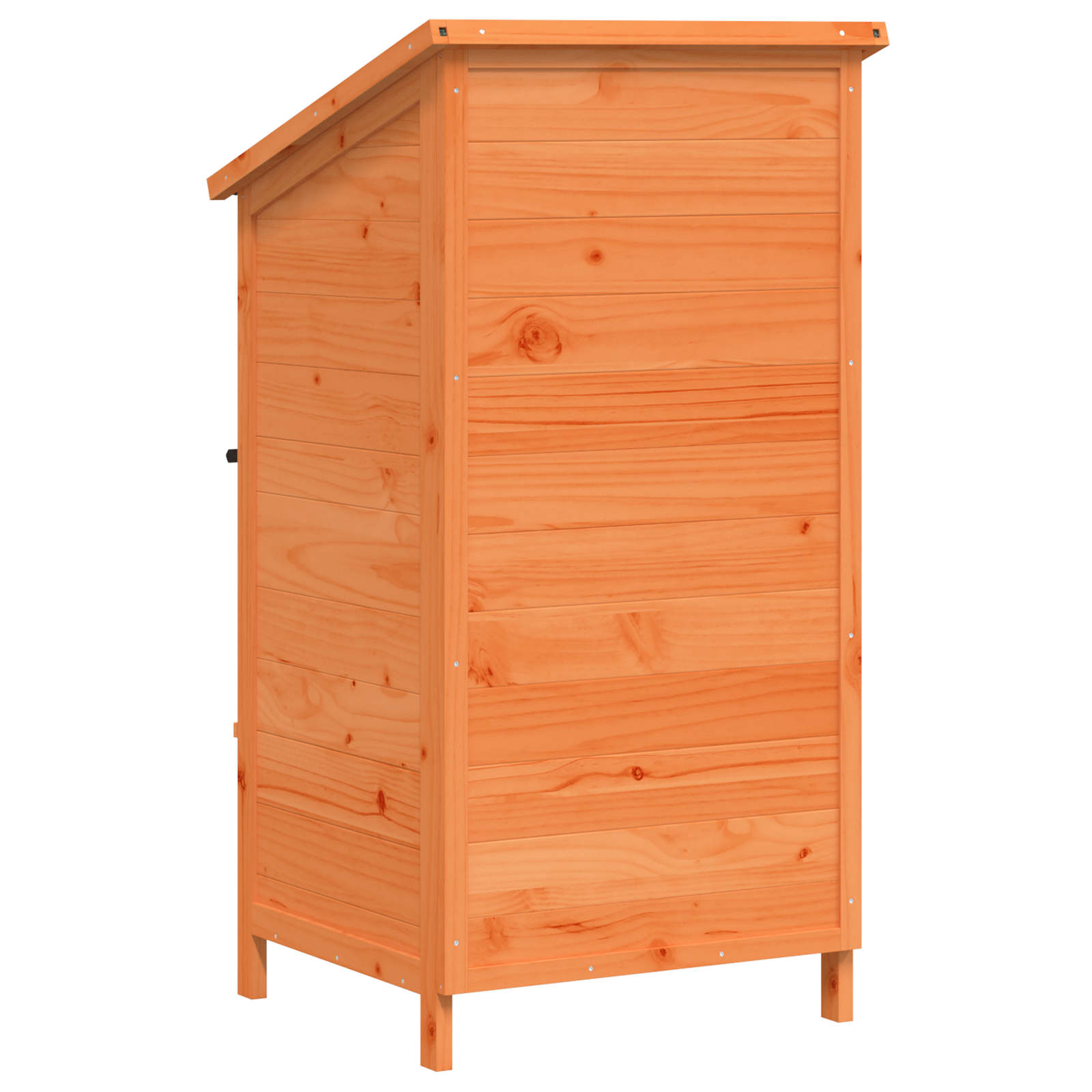 Αποθήκη Κήπου Καφέ 59 x 56 x 113,5 εκ Επεξεργασμένο Ξύλο - Pakobazaar