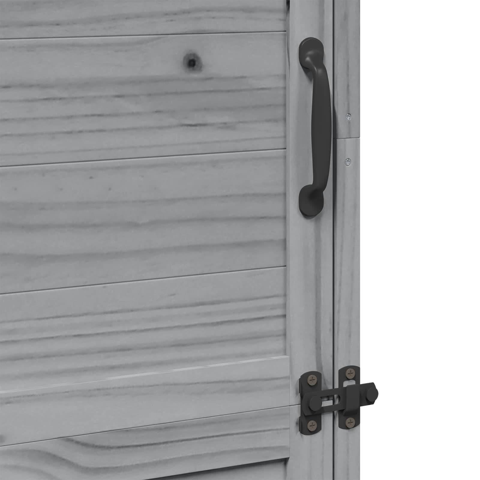 Αποθήκη Κήπου Γκρι 59,5 x 56 x 176,5 εκ. Επεξεργασμένο Ξύλο - Pakobazaar
