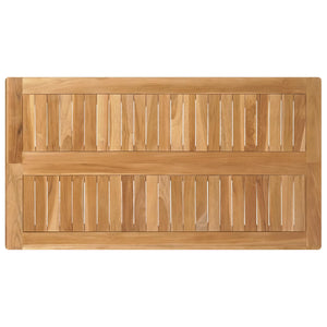 Σετ Μπαρ Εξωτερικού Χώρου 5 pcs Ανέπεξεργαστο Στερεό Ξύλο Τίκ - Pakobazaar