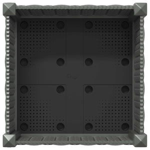 Κήπος Γλαστράκι με Ροδάκια Ανοιχτό γκρι 40 x 40 x 33 cm PP - Pakobazaar