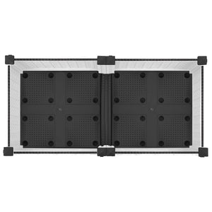 Κήπος Γλαστράκι με Ροδάκια Λευκό 80 x 40 x 33 cm PP - Pakobazaar