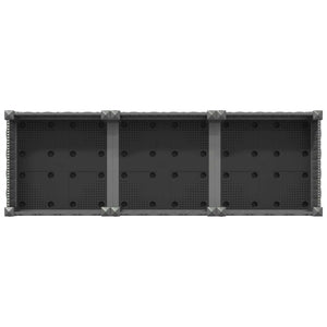 Κήπος Γλαστράκι με Ροδάκια Ανοιχτό γκρι 120 x 40 x 33 cm PP - Pakobazaar