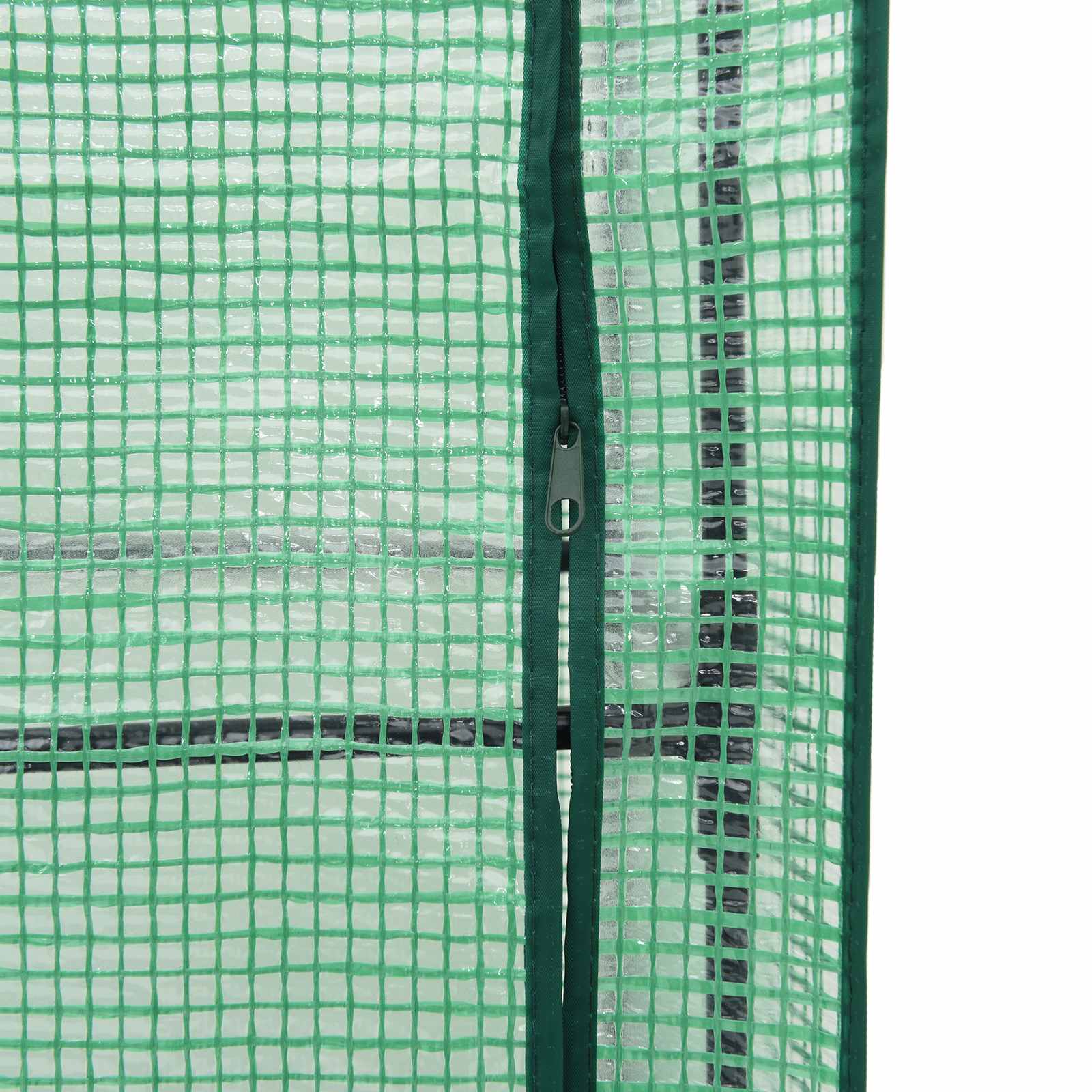 Γλάστρος Κήπου με Κάλυμμα Θερμοκηπίου και Ρόδες 3 τμχ. PP - Pakobazaar