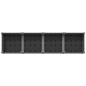 Κήπος Γλαστράκι με Ροδάκια Ανοιχτό γκρι 160 x 40 x 33 cm PP - Pakobazaar