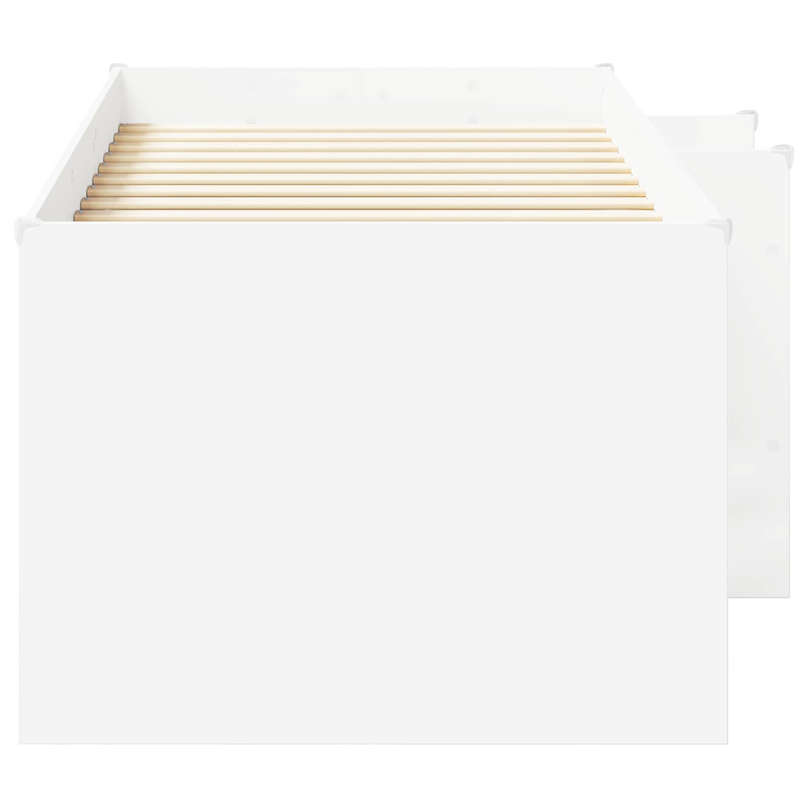 Κρεβάτι Υψηλού Στυλ για Παιδιά 2 pcs Λευκό 90 x 200 cm - Pakobazaar