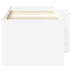 Κρεβάτι Υψηλού Στυλ για Παιδιά 2 pcs Λευκό 90 x 200 cm - Pakobazaar