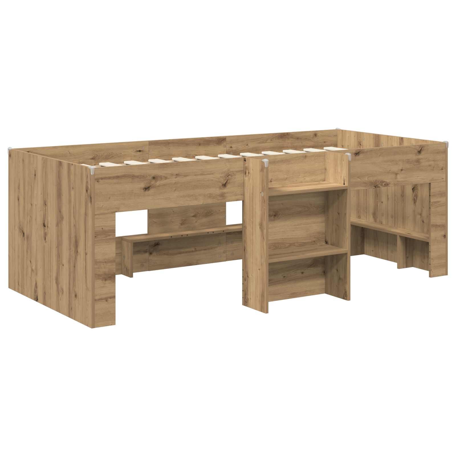 Κρεβάτι Υψηλού Στυλ για Παιδιά 2 pcs Artisan Δρυς 90 x 200 cm - Pakobazaar
