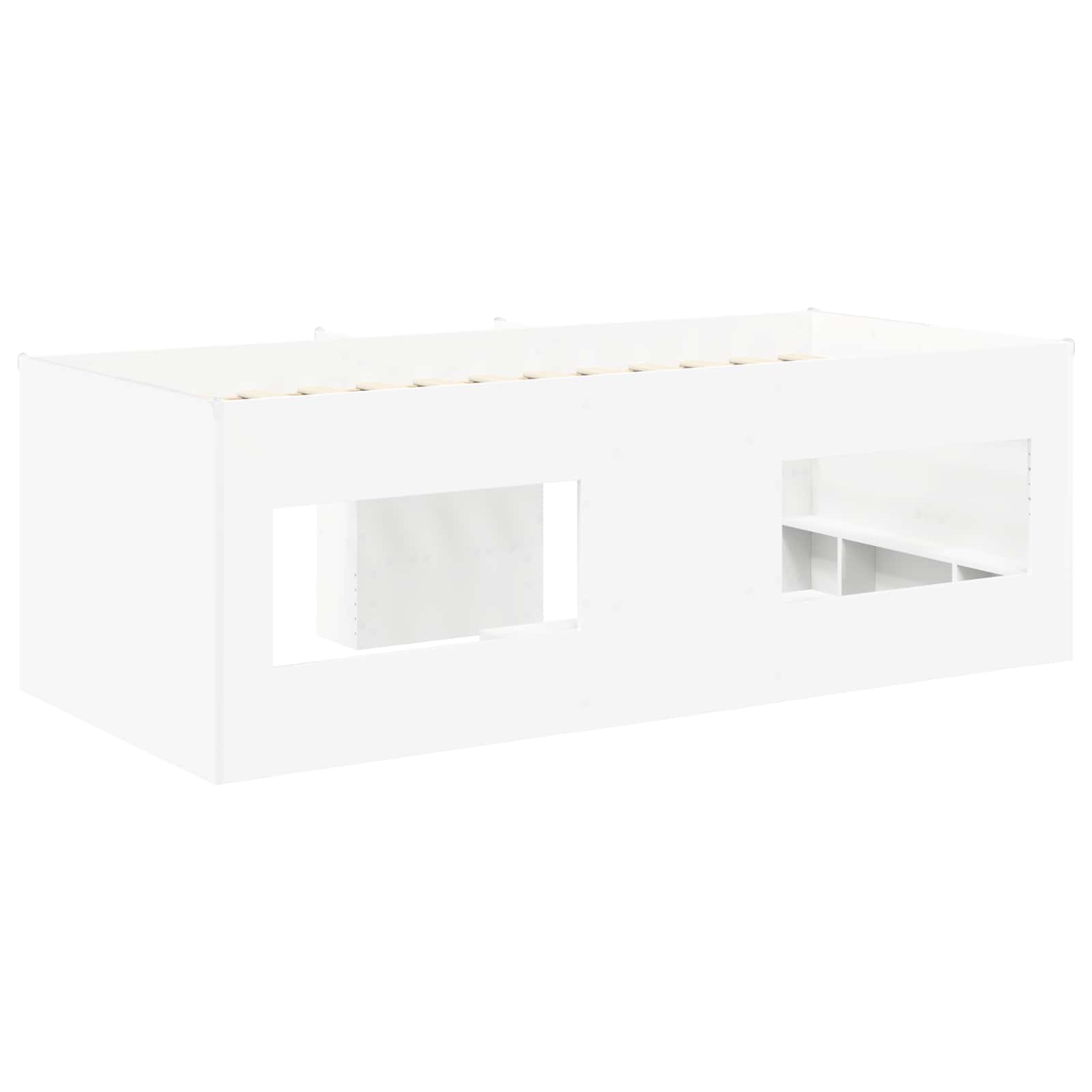 Κρεβάτι Υψηλού Στυλ για Παιδιά 2 pcs Λευκό 98.5 x 200 εκ - Pakobazaar