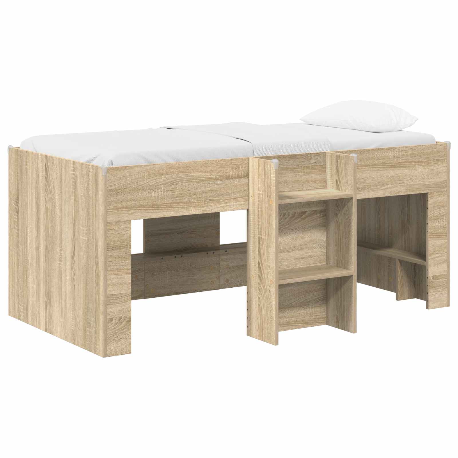 Κρεβάτι Υψηλού Στυλ για Παιδιά 2 pcs Sonoma Επεξεργασμένο Ξύλο - Pakobazaar